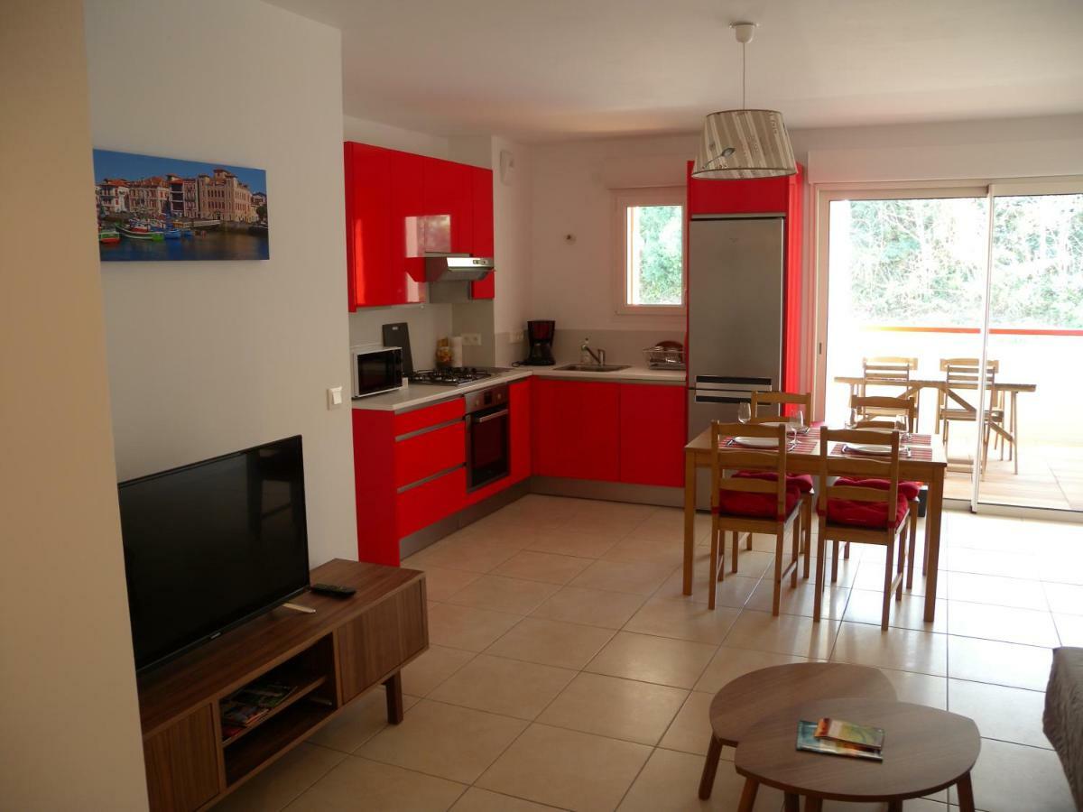 Hendaye- T2 3*-Wifi-350M Plage-Terrasse-Garage エクステリア 写真